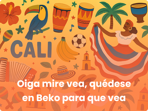 Create a fun pattern background ispired by cali colombia and it culture